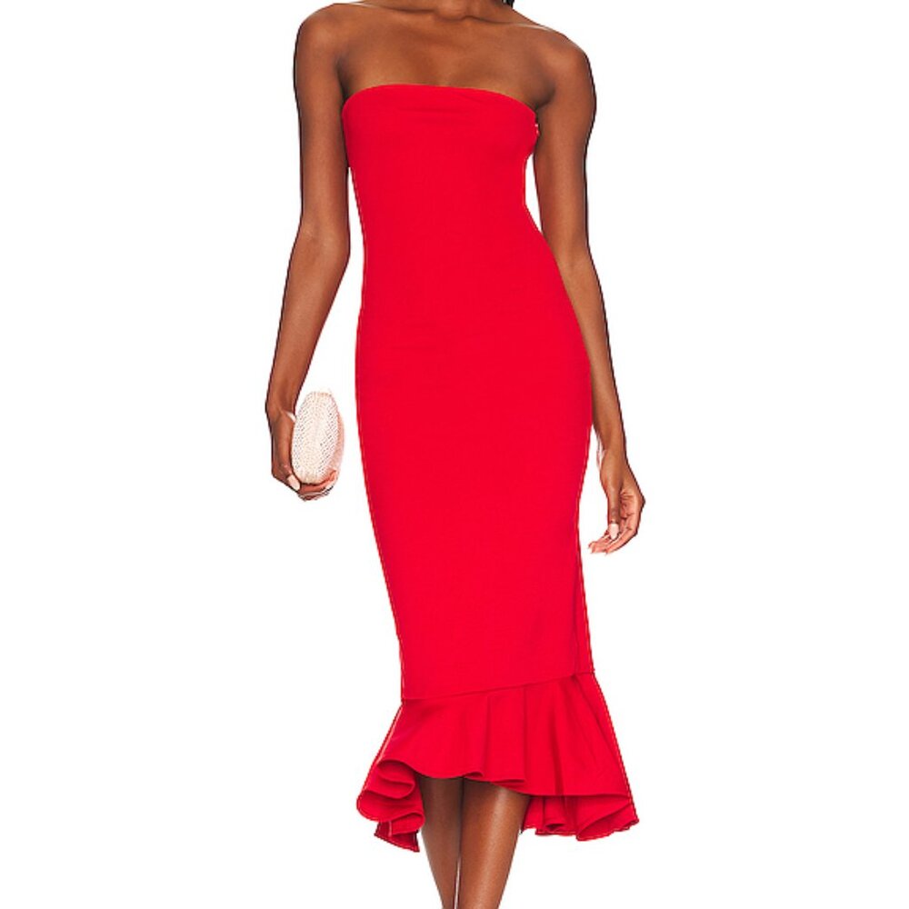 Izzy Ruffle Maxi Dress - Picture 1 of 7